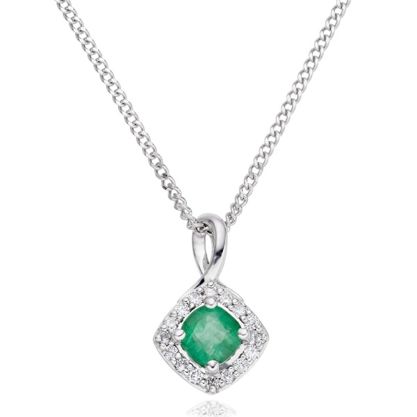 Emerald Pendant 18KT