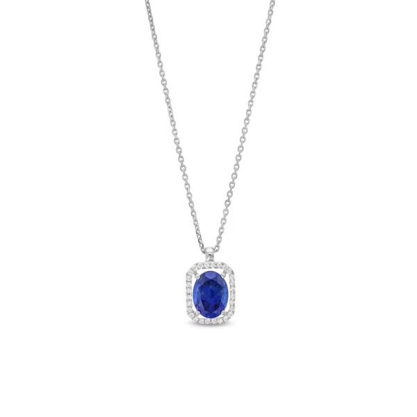 Sapphire Pendant 22KT