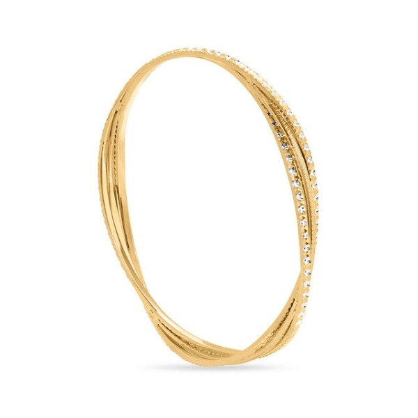 18KT Bangle Pair