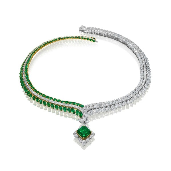 Emerald Necklace Set