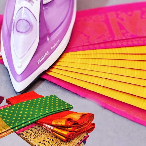 Saree Ironing Service