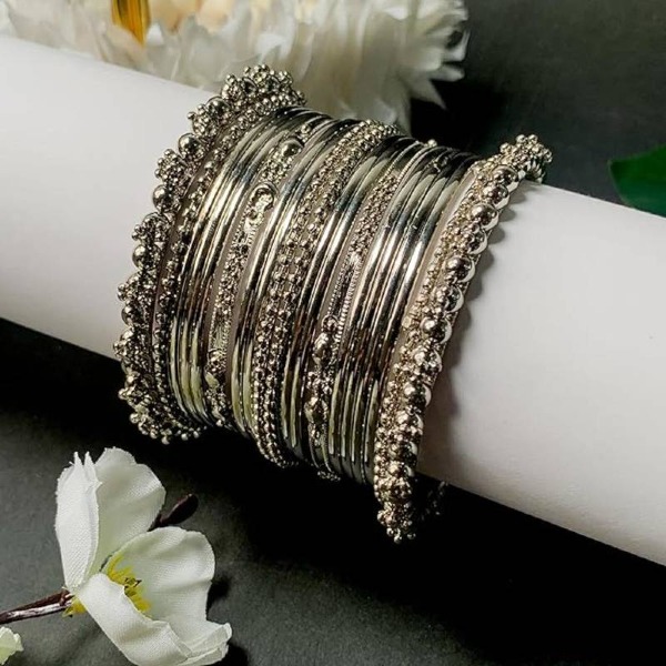 Oxidised Bangles Set