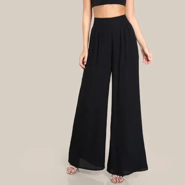 Palazzo Set - Black
