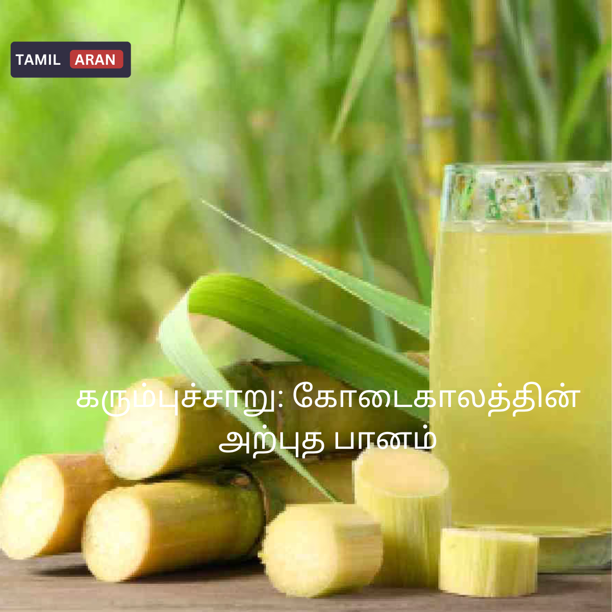 கரும்புச்சாறு: கோடைகாலத்தின் அற்புத பானம் | 1 Glass Sugarcane Juice: A wonderful summer drink