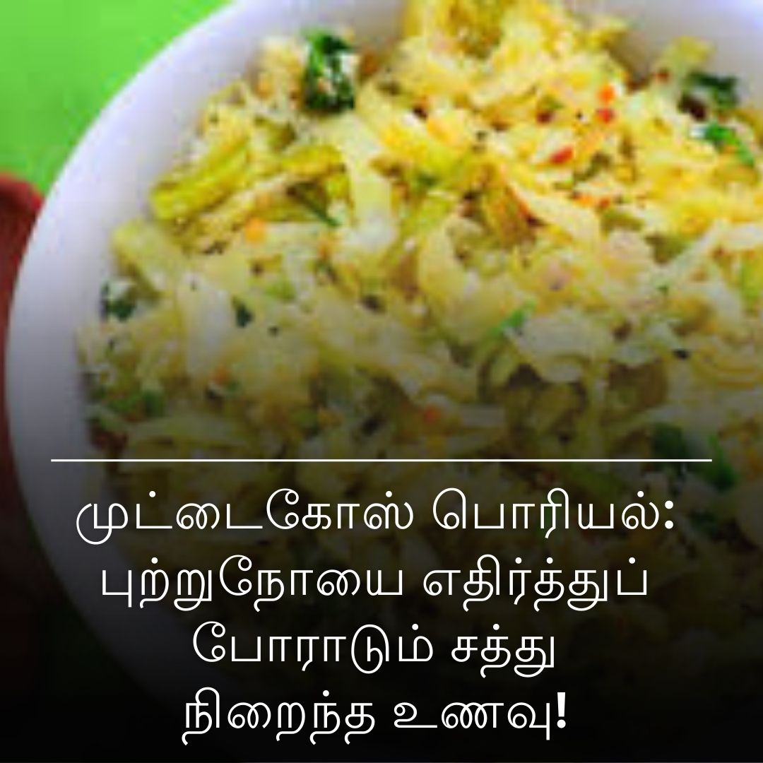 முட்டைகோஸ் பொரியல்: புற்றுநோயை எதிர்த்துப் போராடும் சத்து நிறைந்த உணவு!