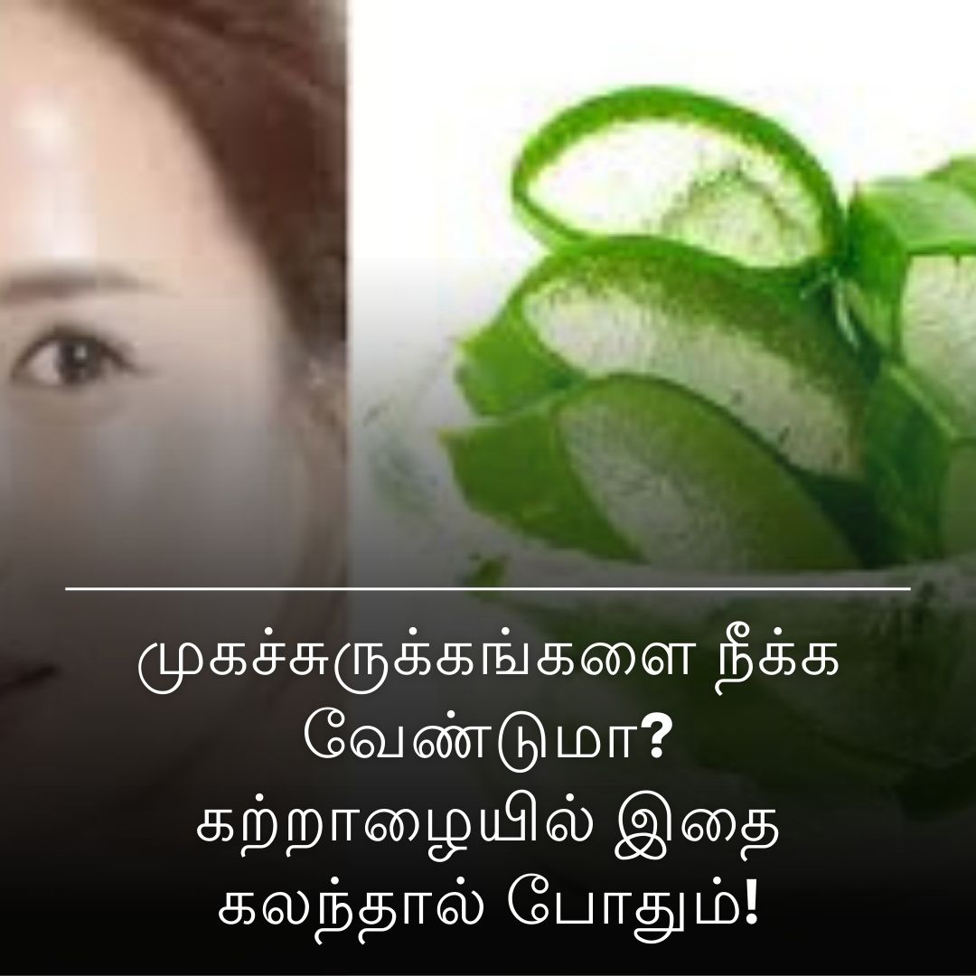 முகச்சுருக்கங்களை நீக்க வேண்டுமா? கற்றாழையில் இதை கலந்தால் போதும்!
